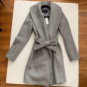 Ann Taylor 🧥 Gray Wrap Jacket
